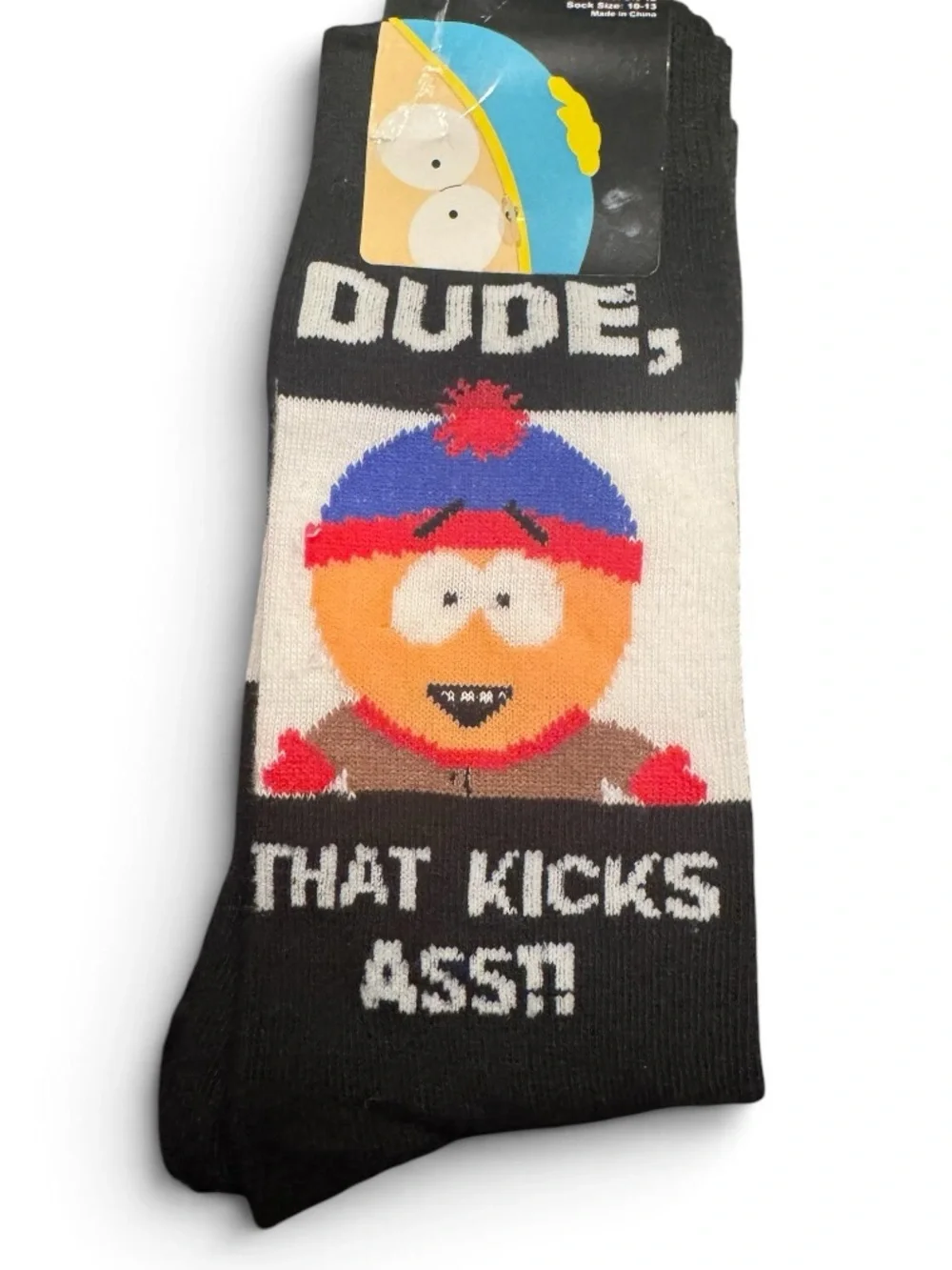 South Park 2 Pair Crew Socks Stan Kenny Men’s 6.5-12